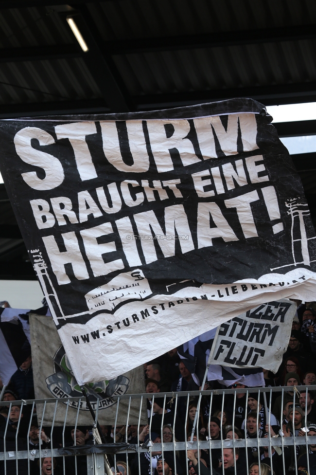 Wolfsberg - Sturm Graz
Oesterreichische Fussball Bundesliga, 25 Runde, Wolfsberger AC - SK Sturm Graz, Lavanttal Arena Wolfsberg, 03.04.2022. 

Foto zeigt Fans von Sturm
Schlüsselwörter: sturmstadion