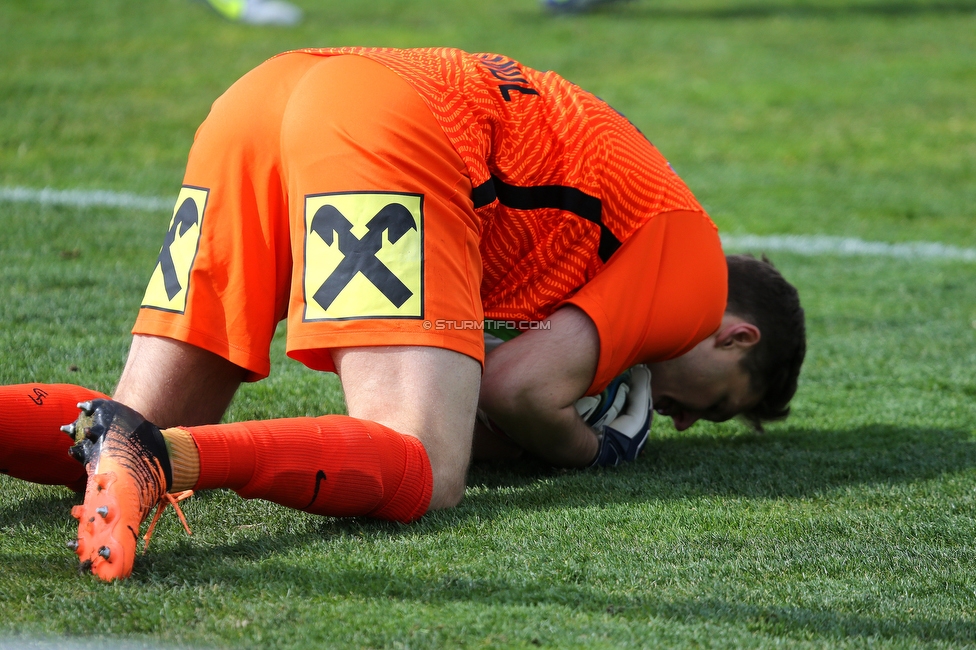 Wolfsberg - Sturm Graz
Oesterreichische Fussball Bundesliga, 25 Runde, Wolfsberger AC - SK Sturm Graz, Lavanttal Arena Wolfsberg, 03.04.2022. 

Foto zeigt Joerg Siebenhandl (Sturm)
