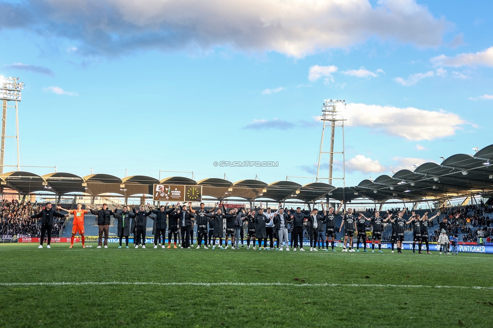 Sturm Graz - Austria Wien
Oesterreichische Fussball Bundesliga, 26. Runde, SK Sturm Graz - FK Austria Wien, Stadion Liebenau Graz, 10.04.2022. 

Foto zeigt die Mannschaft von Sturm
