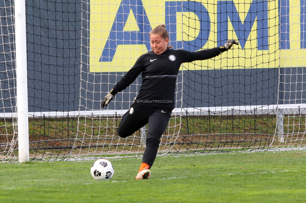 Sturm Damen - Innsbruck Frauen
OEFB Frauen Bundesliga, 13. Runde, SK Sturm Graz Damen - FC Wacker Innsbruck Frauen, Trainingszentrum Messendorf, Graz, 14.04.2022. 

Foto zeigt Mariella El Sherif (Sturm Damen)
