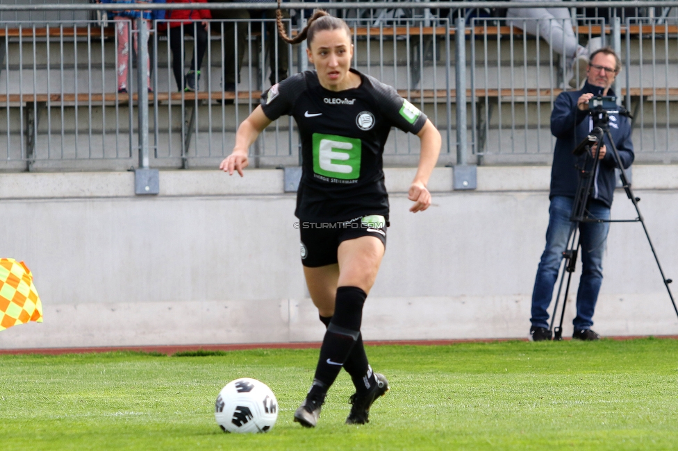 Sturm Damen - Innsbruck Frauen
OEFB Frauen Bundesliga, 13. Runde, SK Sturm Graz Damen - FC Wacker Innsbruck Frauen, Trainingszentrum Messendorf, Graz, 14.04.2022. 

Foto zeigt Andrea Glibo (Sturm Damen)
