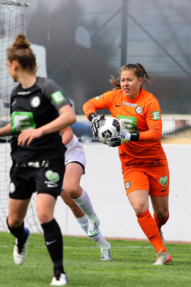 Sturm Damen - Innsbruck Frauen
OEFB Frauen Bundesliga, 13. Runde, SK Sturm Graz Damen - FC Wacker Innsbruck Frauen, Trainingszentrum Messendorf, Graz, 14.04.2022. 

Foto zeigt Mariella El Sherif (Sturm Damen)
