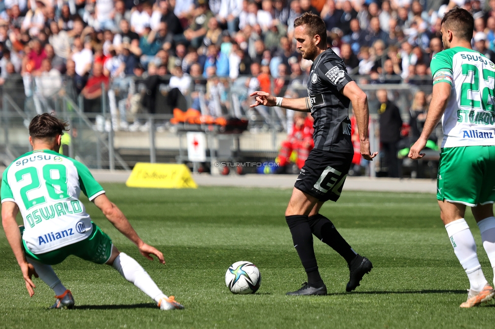 Sturm Graz - Rapid Wien
Oesterreichische Fussball Bundesliga, 27. Runde, SK Sturm Graz - SK Rapid Wien, Stadion Liebenau Graz, 17.04.2022. 

Foto zeigt Jakob Jantscher (Sturm)
