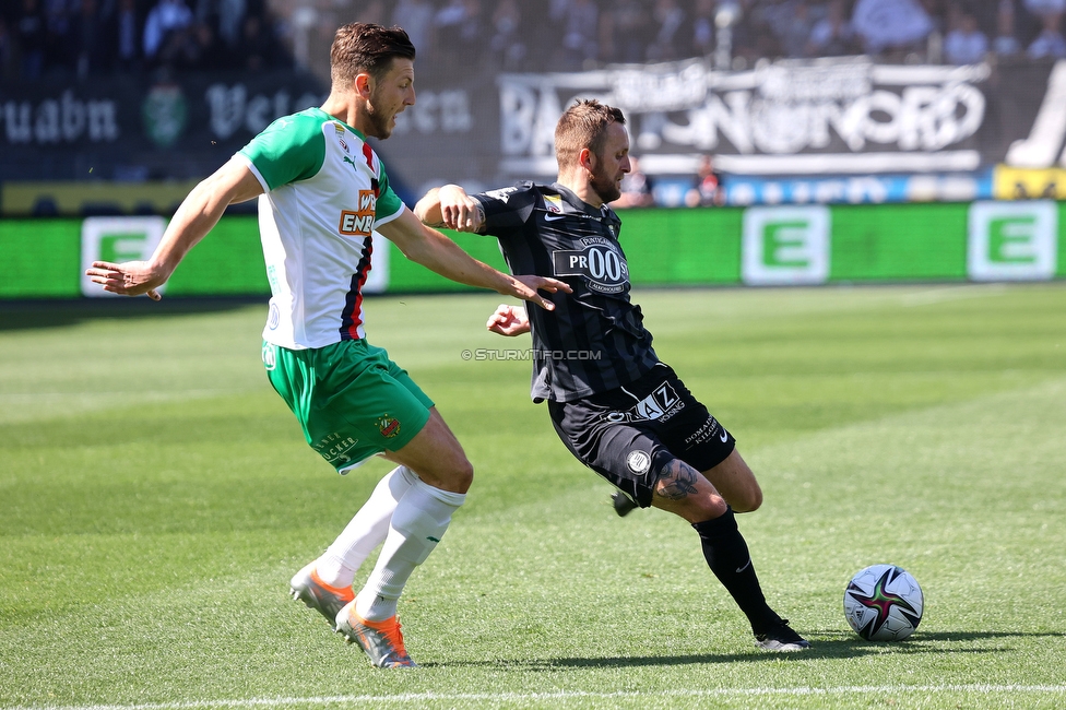 Sturm Graz - Rapid Wien
Oesterreichische Fussball Bundesliga, 27. Runde, SK Sturm Graz - SK Rapid Wien, Stadion Liebenau Graz, 17.04.2022. 

Foto zeigt Jakob Jantscher (Sturm)
