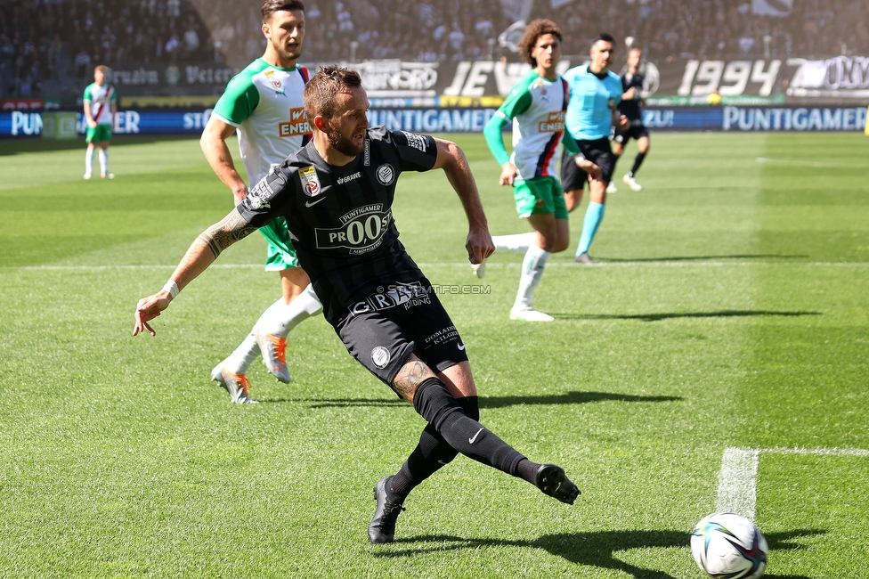 Sturm Graz - Rapid Wien
Oesterreichische Fussball Bundesliga, 27. Runde, SK Sturm Graz - SK Rapid Wien, Stadion Liebenau Graz, 17.04.2022. 

Foto zeigt Jakob Jantscher (Sturm)
Schlüsselwörter: tor