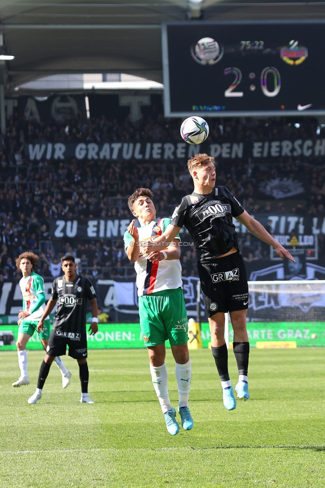 Sturm Graz - Rapid Wien
Oesterreichische Fussball Bundesliga, 27. Runde, SK Sturm Graz - SK Rapid Wien, Stadion Liebenau Graz, 17.04.2022. 

Foto zeigt Alexander Prass (Sturm)
