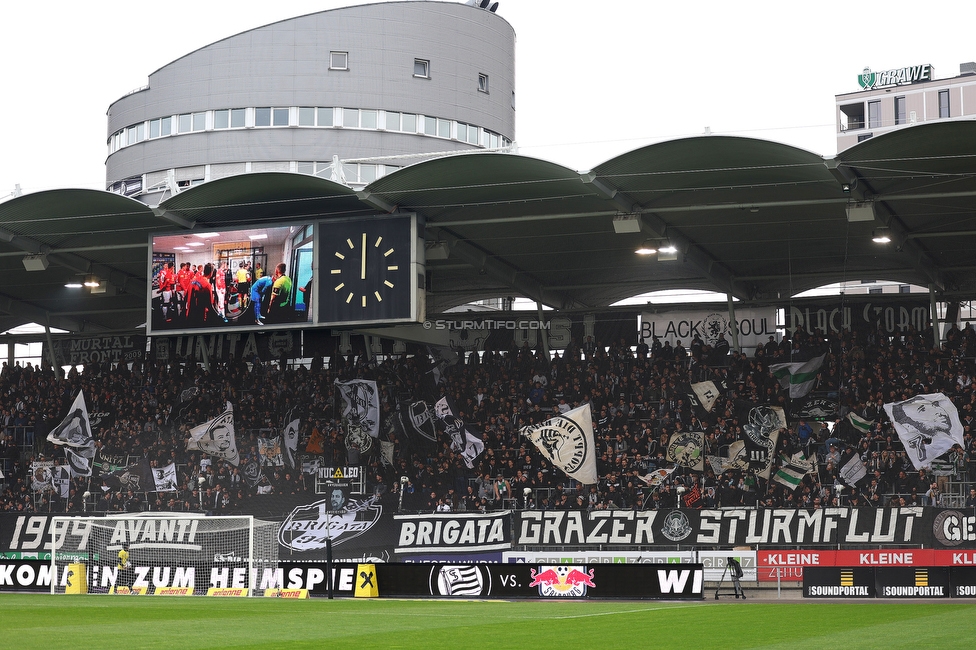 Sturm Graz - RB Salzburg
Oesterreichische Fussball Bundesliga, 29. Runde, SK Sturm Graz - FC RB Salzburg, Stadion Liebenau Graz, 27.04.2022. 

Foto zeigt Fans von Sturm
