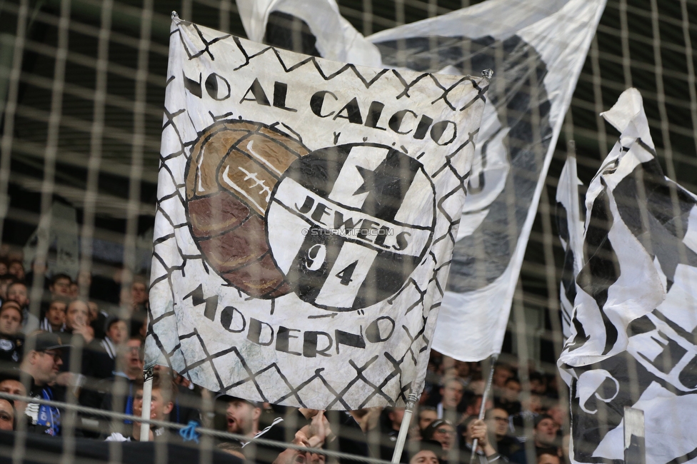 Sturm Graz - RB Salzburg
Oesterreichische Fussball Bundesliga, 29. Runde, SK Sturm Graz - FC RB Salzburg, Stadion Liebenau Graz, 27.04.2022. 

Foto zeigt Fans von Sturm
Schlüsselwörter: jewels