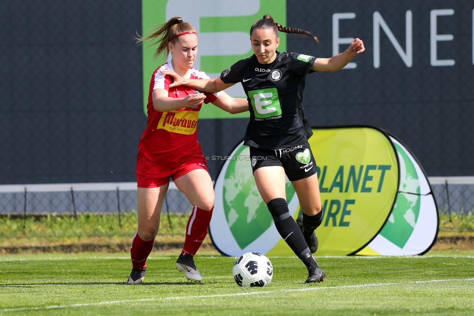 Sturm Damen - Bergheim
OEFB Frauen Bundesliga, 15. Runde, SK Sturm Graz Damen - FC Bergheim, Trainingszentrum Messendorf, Graz, 30.04.2022. 

Foto zeigt Andrea Glibo (Sturm Damen)
