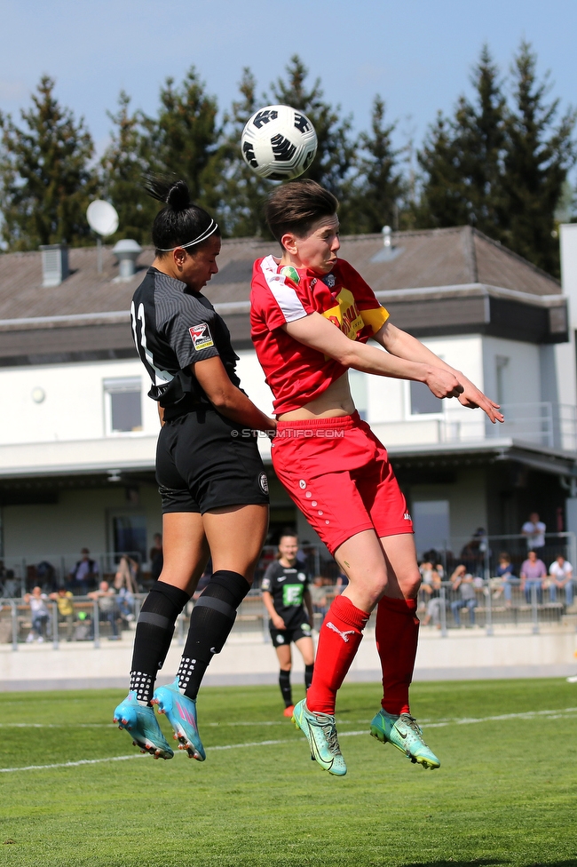 Sturm Damen - Bergheim
OEFB Frauen Bundesliga, 15. Runde, SK Sturm Graz Damen - FC Bergheim, Trainingszentrum Messendorf, Graz, 30.04.2022. 

Foto zeigt Marie-Yasmine Alidou (Sturm Damen)
