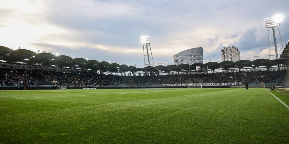 Gedenkfeier Ivica Osim
SK Sturm Graz Gedenkfeier Ivica Osim, Stadion Liebenau Graz, 04.05.2022.

Foto zeigt eine Innenansicht im Stadion Liebenau
