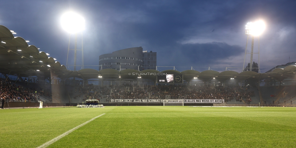 Gedenkfeier Ivica Osim
SK Sturm Graz Gedenkfeier Ivica Osim, Stadion Liebenau Graz, 04.05.2022.

Foto zeigt eine Innenansicht im Stadion Liebenau
