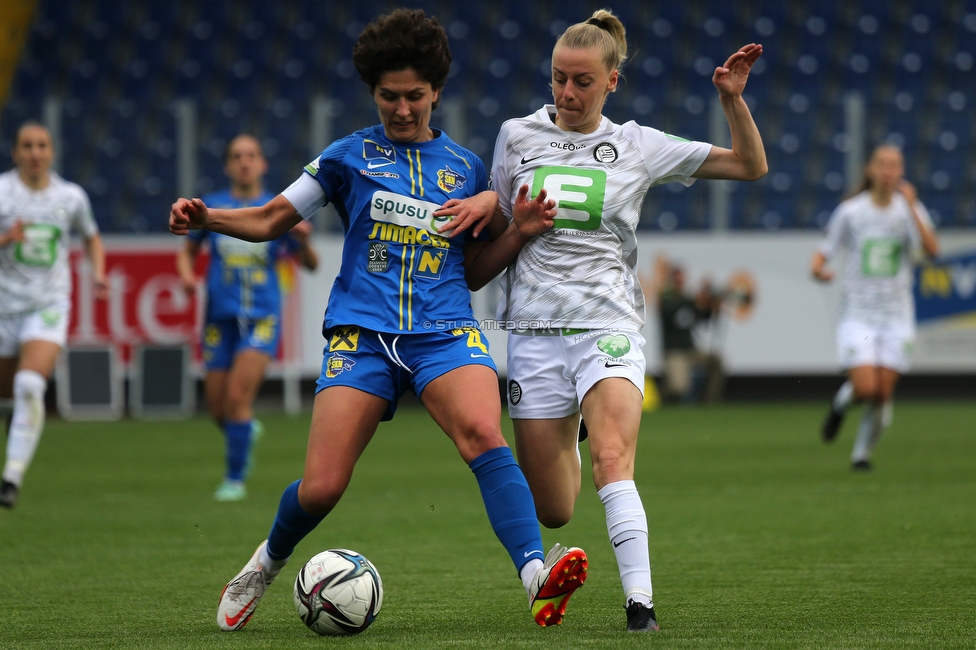 St. Poelten - Sturm Damen
OEFB Frauen Bundesliga, 16. Runde, SKN St. Poelten Frauen - SK Sturm Graz Damen, Arena St. Poelten, 07.05.2022. 

Foto zeigt Sophie Hillebrand (Sturm Damen)
