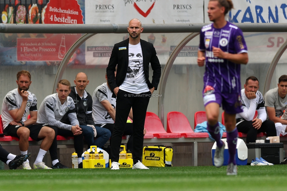 Klagenfurt - Sturm Graz
Oesterreichische Fussball Bundesliga, 30. Runde, SK Austria Klagenfurt - SK Sturm Graz, Woerthersee Stadion Klagenfurt, 08.05.2022. 

Foto zeigt Christian Ilzer (Cheftrainer Sturm)
