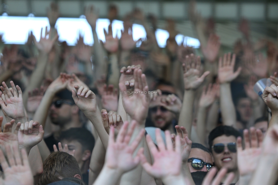 Sturm Graz - Wolfsberg
Oesterreichische Fussball Bundesliga, 31. Runde, SK Sturm Graz - Wolfsberger AC, Stadion Liebenau Graz, 15.05.2022. 

Foto zeigt Fans von Sturm
