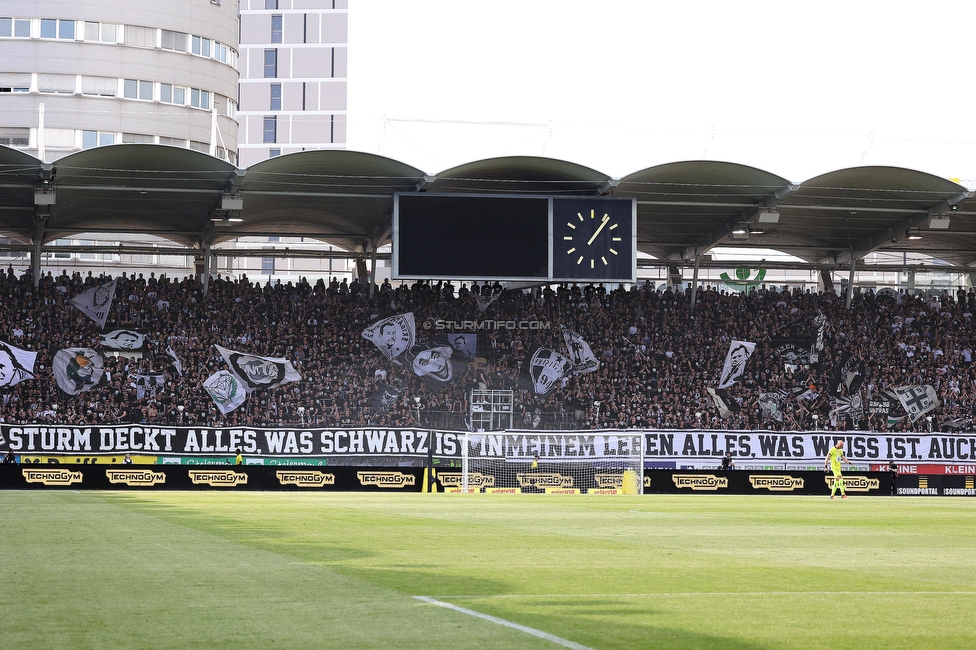 Sturm Graz - Wolfsberg
Oesterreichische Fussball Bundesliga, 31. Runde, SK Sturm Graz - Wolfsberger AC, Stadion Liebenau Graz, 15.05.2022. 

Foto zeigt Fans von Sturm
