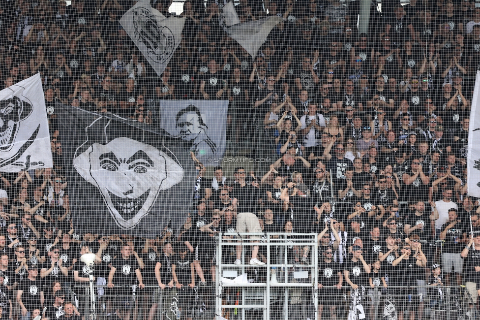 Sturm Graz - Wolfsberg
Oesterreichische Fussball Bundesliga, 31. Runde, SK Sturm Graz - Wolfsberger AC, Stadion Liebenau Graz, 15.05.2022. 

Foto zeigt Fans von Sturm
Schlüsselwörter: brigata vorsaenger