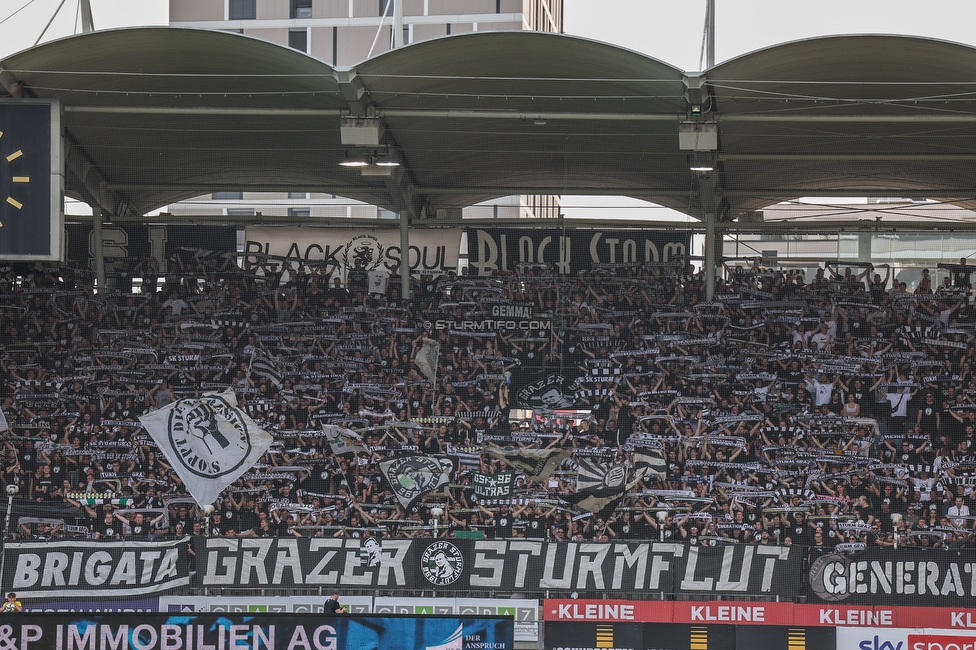 Sturm Graz - Wolfsberg
Oesterreichische Fussball Bundesliga, 31. Runde, SK Sturm Graz - Wolfsberger AC, Stadion Liebenau Graz, 15.05.2022. 

Foto zeigt Fans von Sturm
Schlüsselwörter: schals