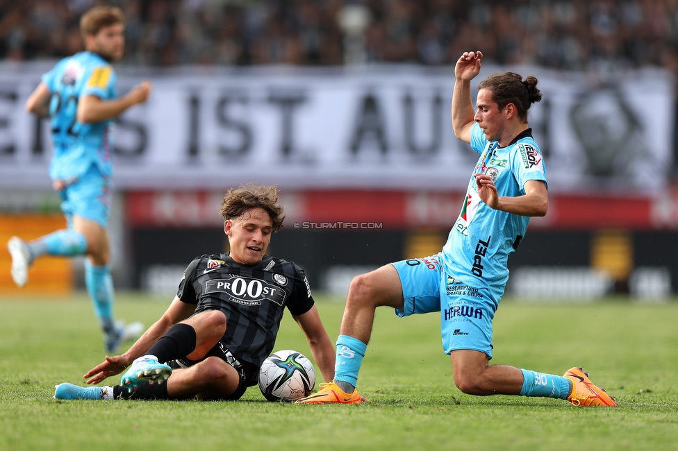 Sturm Graz - Wolfsberg
Oesterreichische Fussball Bundesliga, 31. Runde, SK Sturm Graz - Wolfsberger AC, Stadion Liebenau Graz, 15.05.2022. 

Foto zeigt Luca Kronberger (Sturm)
