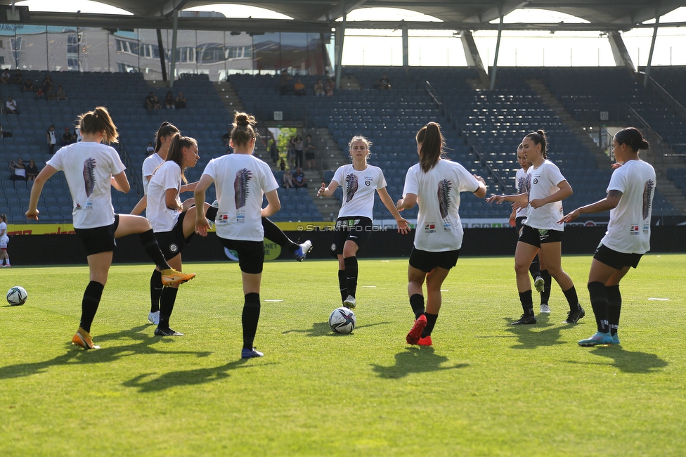 Sturm Damen - Neulengbach
OEFB Frauen Bundesliga, 17. Runde, SK Sturm Graz Damen - USV Neulengbach, Stadion Liebenau Graz, 20.05.2022. 

Foto zeigt die Mannschaft der Sturm Damen
