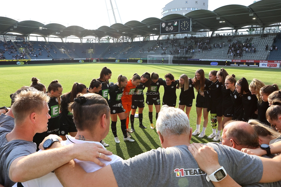 Sturm Damen - Neulengbach
OEFB Frauen Bundesliga, 17. Runde, SK Sturm Graz Damen - USV Neulengbach, Stadion Liebenau Graz, 20.05.2022. 

Foto zeigt die Mannschaft der Sturm Damen
