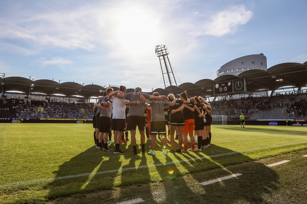 Sturm Damen - Neulengbach
OEFB Frauen Bundesliga, 17. Runde, SK Sturm Graz Damen - USV Neulengbach, Stadion Liebenau Graz, 20.05.2022. 

Foto zeigt die Mannschaft der Sturm Damen
