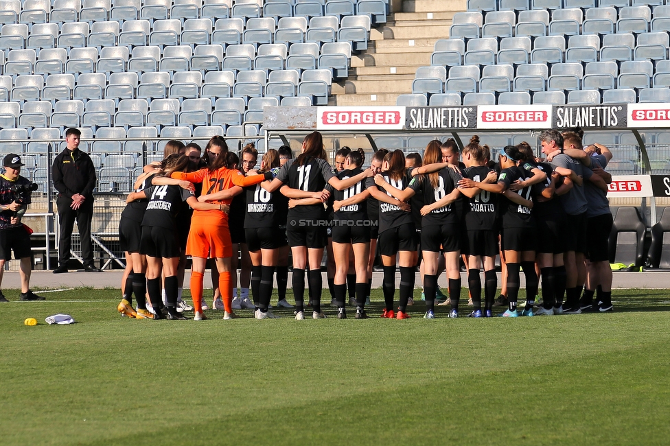 Sturm Damen - Neulengbach
OEFB Frauen Bundesliga, 17. Runde, SK Sturm Graz Damen - USV Neulengbach, Stadion Liebenau Graz, 20.05.2022. 

Foto zeigt die Mannschaft der Sturm Damen
