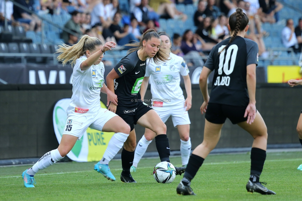 Sturm Damen - Neulengbach
OEFB Frauen Bundesliga, 17. Runde, SK Sturm Graz Damen - USV Neulengbach, Stadion Liebenau Graz, 20.05.2022. 

Foto zeigt Stefanie Grossgasteiger (Sturm Damen)
