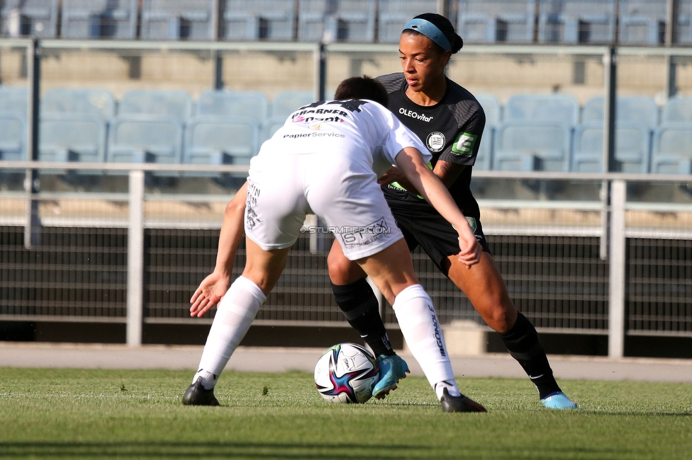 Sturm Damen - Neulengbach
OEFB Frauen Bundesliga, 17. Runde, SK Sturm Graz Damen - USV Neulengbach, Stadion Liebenau Graz, 20.05.2022. 

Foto zeigt Marie-Yasmine Alidou (Sturm Damen)
