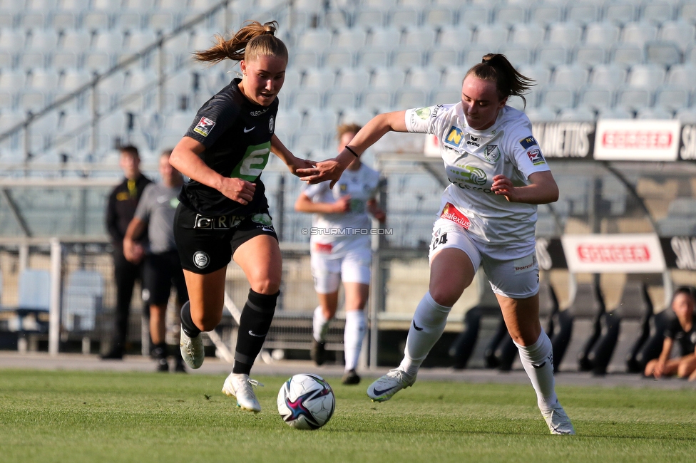 Sturm Damen - Neulengbach
OEFB Frauen Bundesliga, 17. Runde, SK Sturm Graz Damen - USV Neulengbach, Stadion Liebenau Graz, 20.05.2022. 

Foto zeigt Anna Maria Wirnsberger (Sturm Damen)
