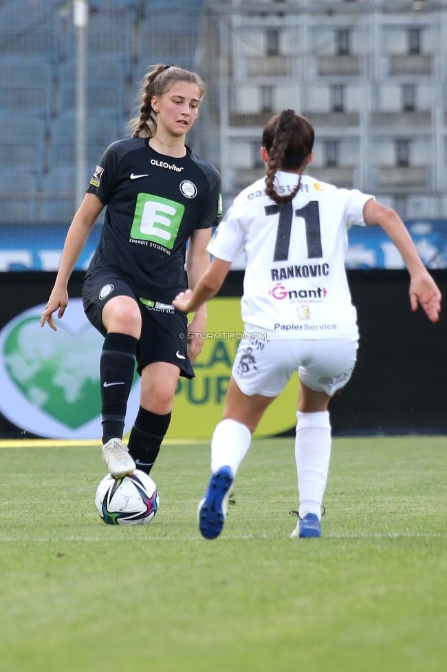 Sturm Damen - Neulengbach
OEFB Frauen Bundesliga, 17. Runde, SK Sturm Graz Damen - USV Neulengbach, Stadion Liebenau Graz, 20.05.2022. 

Foto zeigt Julia Magerl (Sturm Damen)
