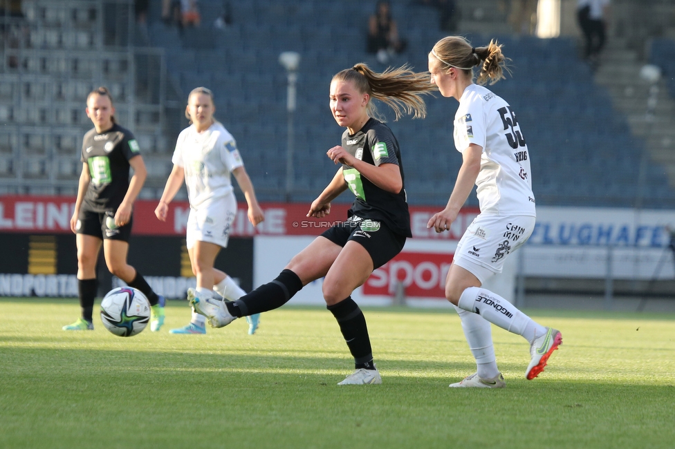 Sturm Damen - Neulengbach
OEFB Frauen Bundesliga, 17. Runde, SK Sturm Graz Damen - USV Neulengbach, Stadion Liebenau Graz, 20.05.2022. 

Foto zeigt Anna Maria Wirnsberger (Sturm Damen)
