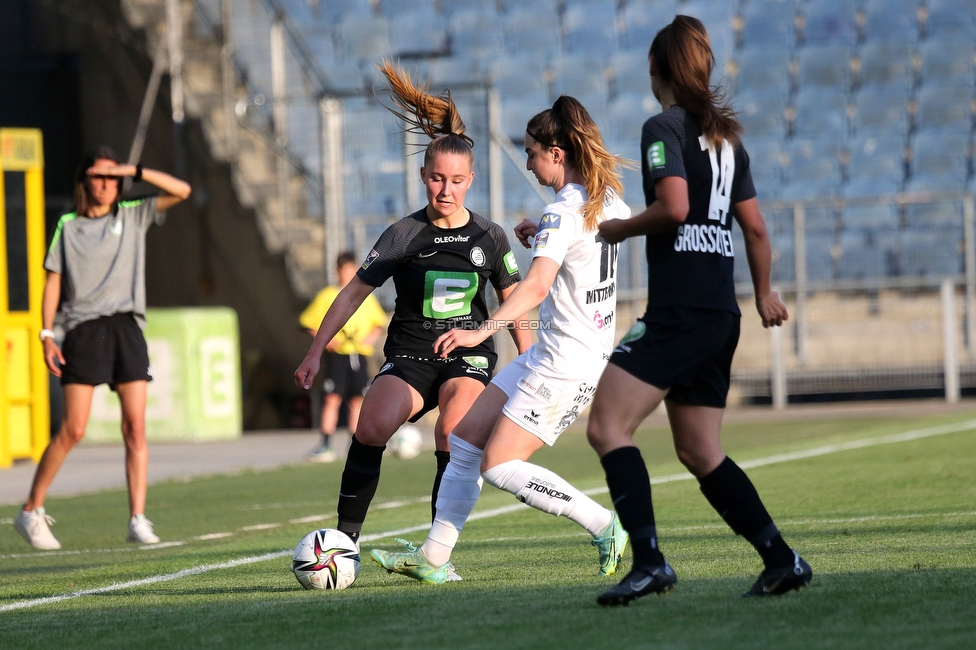 Sturm Damen - Neulengbach
OEFB Frauen Bundesliga, 17. Runde, SK Sturm Graz Damen - USV Neulengbach, Stadion Liebenau Graz, 20.05.2022. 

Foto zeigt Anna Maria Wirnsberger (Sturm Damen)
