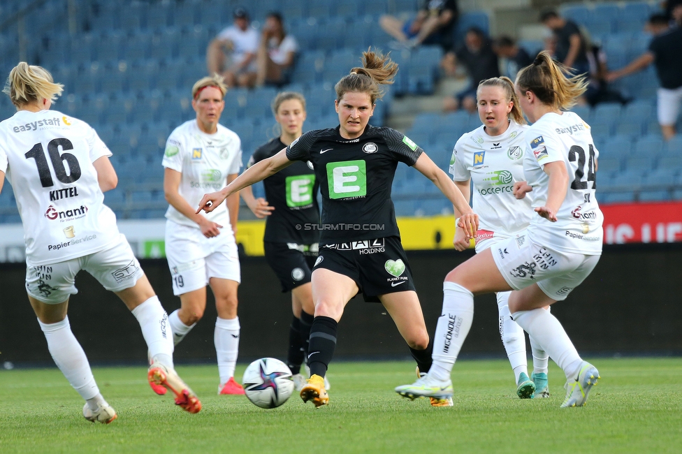 Sturm Damen - Neulengbach
OEFB Frauen Bundesliga, 17. Runde, SK Sturm Graz Damen - USV Neulengbach, Stadion Liebenau Graz, 20.05.2022. 

Foto zeigt Sophie Maierhofer (Sturm Damen)
