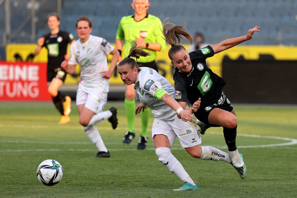 Sturm Damen - Neulengbach
OEFB Frauen Bundesliga, 17. Runde, SK Sturm Graz Damen - USV Neulengbach, Stadion Liebenau Graz, 20.05.2022. 

Foto zeigt Anna Maria Wirnsberger (Sturm Damen)
