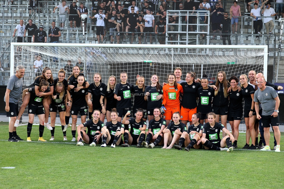 Sturm Damen - Neulengbach
OEFB Frauen Bundesliga, 17. Runde, SK Sturm Graz Damen - USV Neulengbach, Stadion Liebenau Graz, 20.05.2022. 

Foto zeigt die Mannschaft der Sturm Damen
