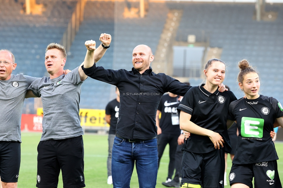 Sturm Damen - Neulengbach
OEFB Frauen Bundesliga, 17. Runde, SK Sturm Graz Damen - USV Neulengbach, Stadion Liebenau Graz, 20.05.2022. 

Foto zeigt Mario Karner (Sektionsleiter Sturm Damen)
