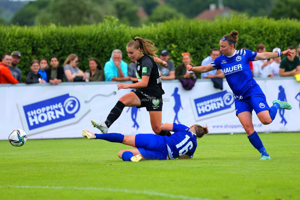 Horn - Sturm Damen
OEFB Frauen Cup, Halbfinale, SV Horn - SK Sturm Graz Damen, Trainingszentrum Horn Platz III, 26.05.2022. 

Foto zeigt Anna Maria Wirnsberger (Sturm Damen)
