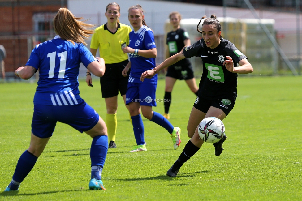 Horn - Sturm Damen
OEFB Frauen Cup, Halbfinale, SV Horn - SK Sturm Graz Damen, Trainingszentrum Horn Platz III, 26.05.2022. 

Foto zeigt Andrea Glibo (Sturm Damen)
