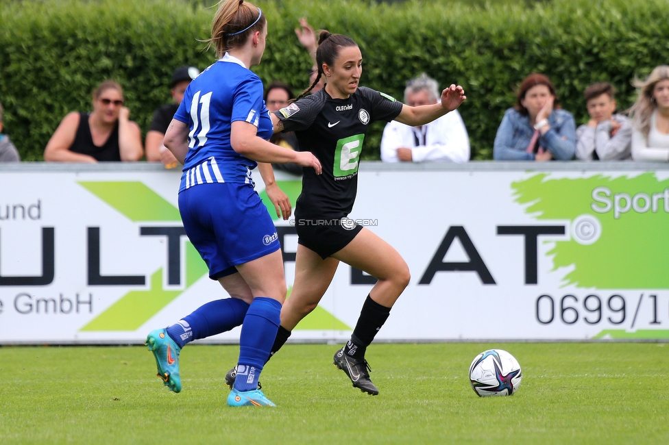 Horn - Sturm Damen
OEFB Frauen Cup, Halbfinale, SV Horn - SK Sturm Graz Damen, Trainingszentrum Horn Platz III, 26.05.2022. 

Foto zeigt Andrea Glibo (Sturm Damen)
