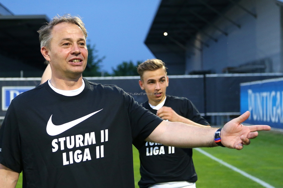 Sturm II - Hertha
Regionalliga Mitte, 33. Runde,  SK Sturm Graz II - WSC Hertha, Trainingszentrum Messendorf, 03.06.2022. 

Foto zeigt Roland Goriupp (Tormanntrainer Sturm II)
