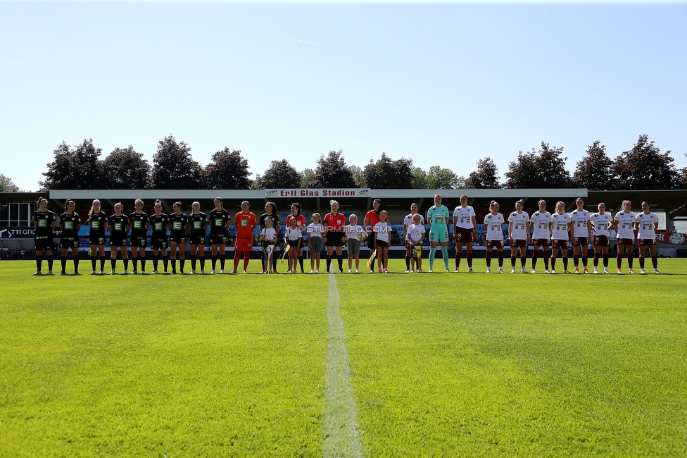 Sturm Damen - St. Poelten
OEFB Frauen Cup, Finale, SK Sturm Graz Damen - SKN St. Poelten Frauen, Stadion Amstetten, 04.06.2022. 

Foto zeigt die Mannschaft der Sturm Damen
