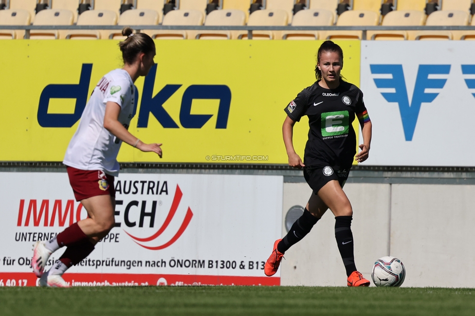 Sturm Damen - St. Poelten
OEFB Frauen Cup, Finale, SK Sturm Graz Damen - SKN St. Poelten Frauen, Stadion Amstetten, 04.06.2022. 

Foto zeigt Annabel Schasching (Sturm Damen)
