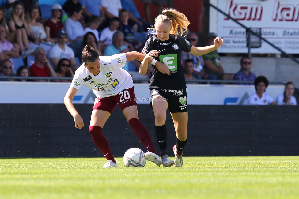 Sturm Damen - St. Poelten
OEFB Frauen Cup, Finale, SK Sturm Graz Damen - SKN St. Poelten Frauen, Stadion Amstetten, 04.06.2022. 

Foto zeigt Sarah Schiemel (Akademie Sturm Damen)
