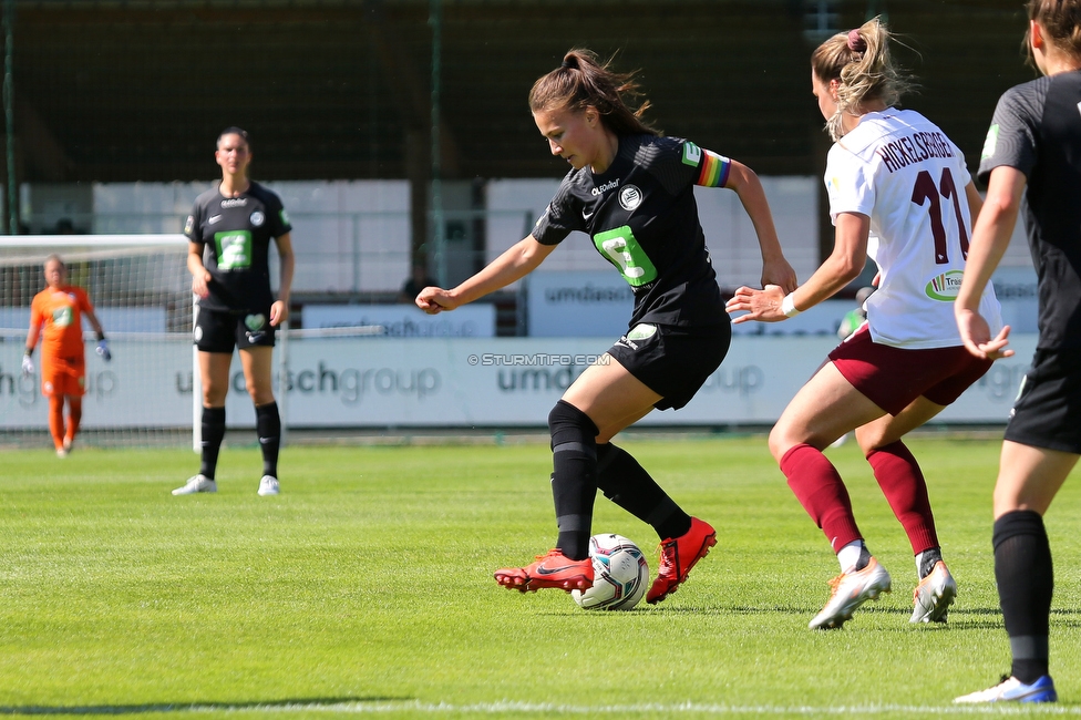 Sturm Damen - St. Poelten
OEFB Frauen Cup, Finale, SK Sturm Graz Damen - SKN St. Poelten Frauen, Stadion Amstetten, 04.06.2022. 

Foto zeigt Annabel Schasching (Sturm Damen)
