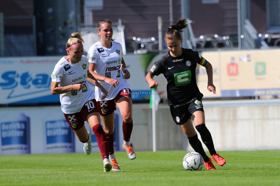 Sturm Damen - St. Poelten
OEFB Frauen Cup, Finale, SK Sturm Graz Damen - SKN St. Poelten Frauen, Stadion Amstetten, 04.06.2022. 

Foto zeigt Annabel Schasching (Sturm Damen)
