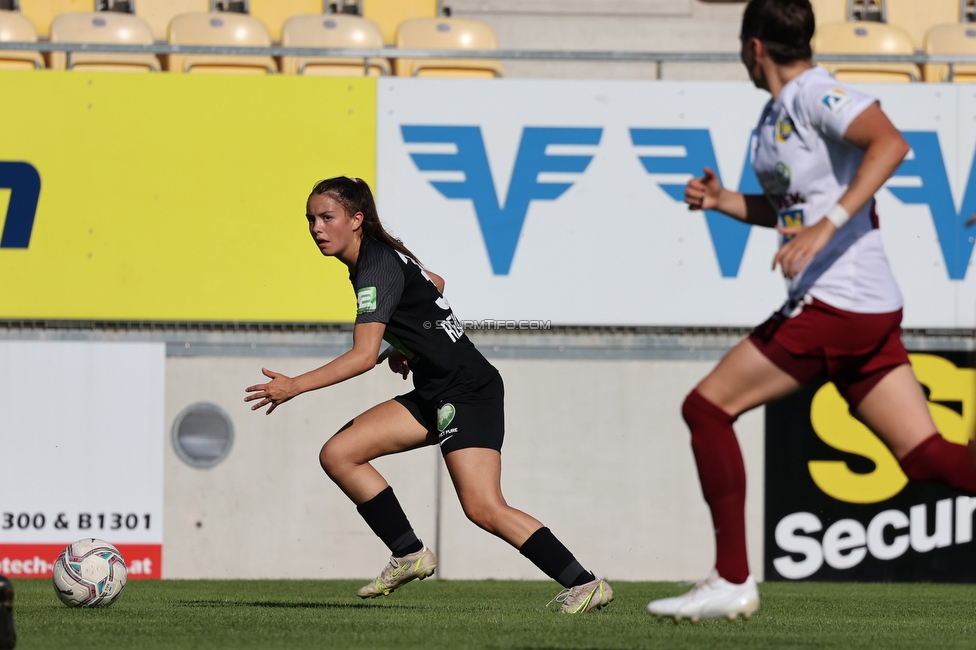 Sturm Damen - St. Poelten
OEFB Frauen Cup, Finale, SK Sturm Graz Damen - SKN St. Poelten Frauen, Stadion Amstetten, 04.06.2022. 

Foto zeigt Jasmin Reichmann (Sturm Damen)
