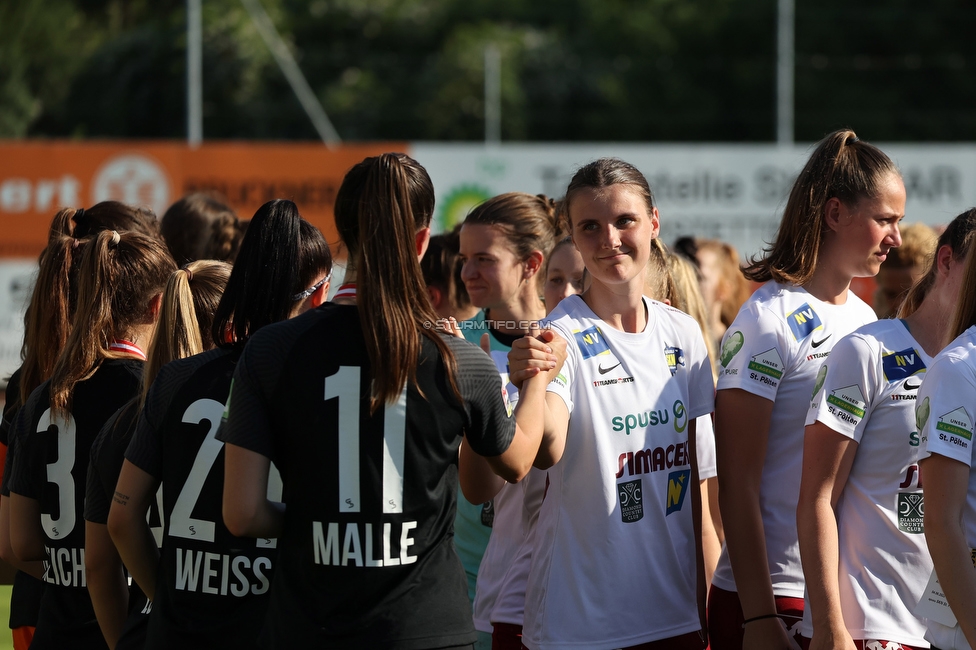 Sturm Damen - St. Poelten
OEFB Frauen Cup, Finale, SK Sturm Graz Damen - SKN St. Poelten Frauen, Stadion Amstetten, 04.06.2022. Foto zeigt Anna Malle (Sturm Damen)
