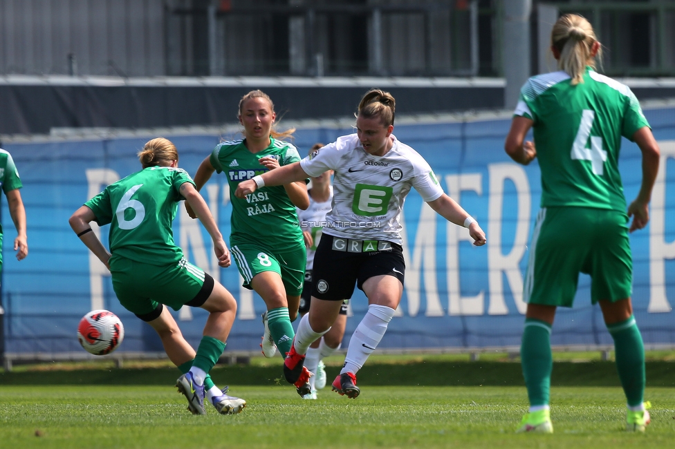 Sturm Damen - Haladas-Viktoria Szombathely
Testspiel, SK Sturm Graz Damen - Haladas-Viktoria Szombathely, Trainingszentrum, 23.07.2022. 

Foto zeigt Julia Matuschewski (Sturm Damen)
