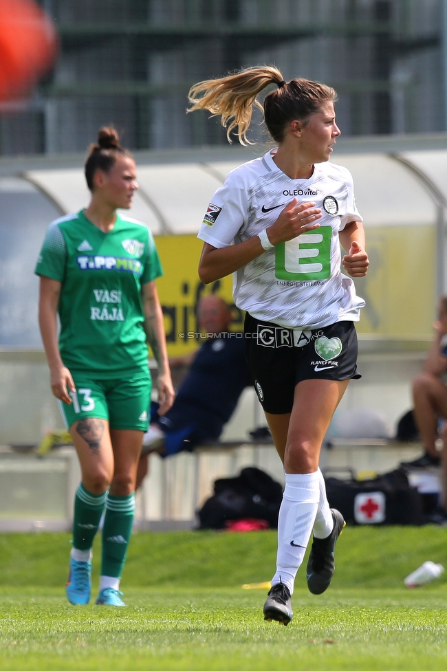 Sturm Damen - Haladas-Viktoria Szombathely
Testspiel, SK Sturm Graz Damen - Haladas-Viktoria Szombathely, Trainingszentrum, 23.07.2022. 

Foto zeigt Sophia Bertolo (Sturm Damen)
